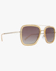 Lex Champagne Metal Sunglasses