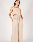 Linen Wide Leg Pants
