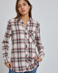 Lisa Plaid Flannel Shirt - Plus Size