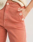 Mariah Button Detailed Pants