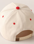 Merry Text Embroidery Canvas Baseball Cap