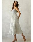 Sienna Smocked Tiered Midi Dress