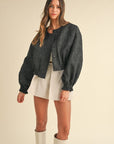 Hadley Quilted Bomber Jacket