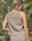 Sophie Scallop Hem Tank
