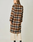 Eve Plaid Long Coat