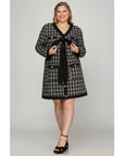 Molly Tweed Dress - Plus Size