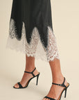 Sylvia Lace Trim Skirt