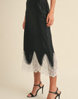 Sylvia Lace Trim Skirt