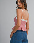 Georgia Gingham Plaid Cami