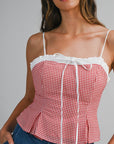 Georgia Gingham Plaid Cami