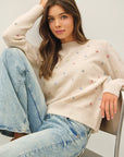 Darcie Dotted Knit Sweater