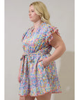 Coco Ruffle Mini Dress - Plus Size