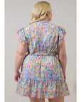 Coco Ruffle Mini Dress - Plus Size