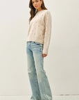 Darcie Dotted Knit Sweater