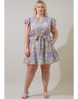Coco Ruffle Mini Dress - Plus Size