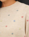 Darcie Dotted Knit Sweater