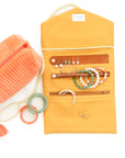 Velvet Jewelry Organizer-Mustard