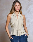 Brynn Halter Neck Shirt