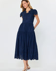 Eve Eyelet Embroidered Maxi Dress