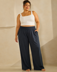 Dora Stretch Wide-Leg Pants - Plus Size