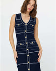 Margie Midi Length Knit Dress