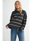 Stripe Round Neck Sweater