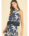 Franca Floral Crop Top
