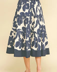 Franca Floral Midi Skirt