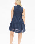 Carrie Checkered Tiered Dress - Plus Size