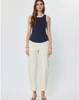 Carrie Crochet Trim Tank