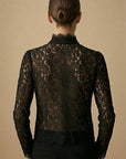 Leilani Jewel Button Lace Blouse