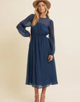 Nora Sheer Midi Dress