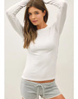 Rylan Ribbed Crewneck Top