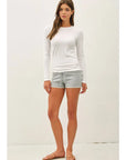 Rylan Ribbed Crewneck Top