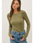 Rylan Ribbed Crewneck Top