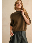 Bri Short Sleeve Sweater