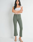 Kick Crop Flare Denim