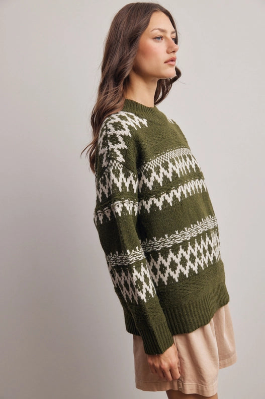 Parker Pattern Knit Sweater