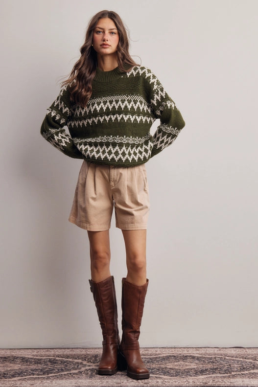 Parker Pattern Knit Sweater