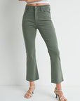 Kick Crop Flare Denim