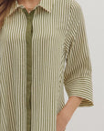 Nicole Striped Midi Dress