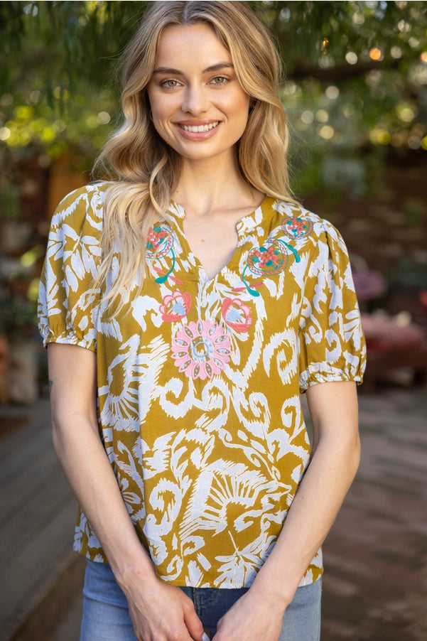 Ophelia Embroidered Blouse