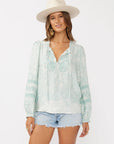 Ophelia Lace Trim Blouse