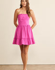 Leah Ruffled Tube Dress- FINAL SALE ITEM