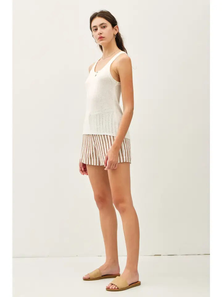 Maribel Textured Knit Tank