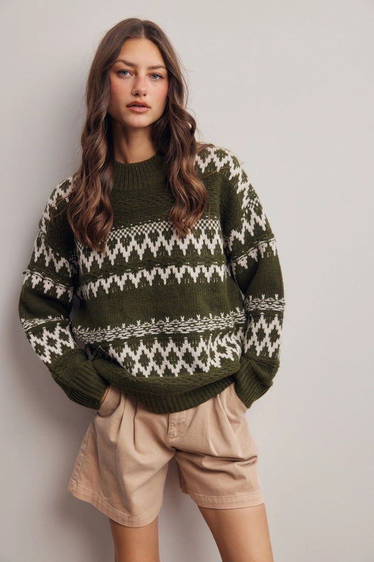 Parker Pattern Knit Sweater