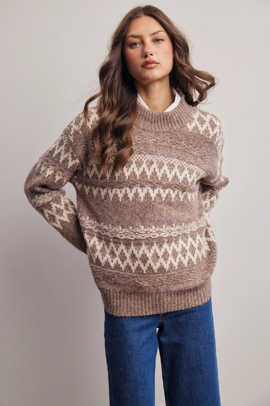 Parker Pattern Knit Sweater