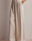 Esme Embroidered Wide-Leg Pant