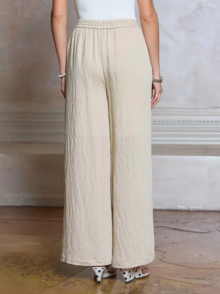 Brynn Textured Drawstring Pants
