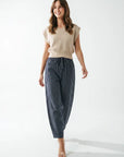 Ayla Pinstripe Drawstring Pants